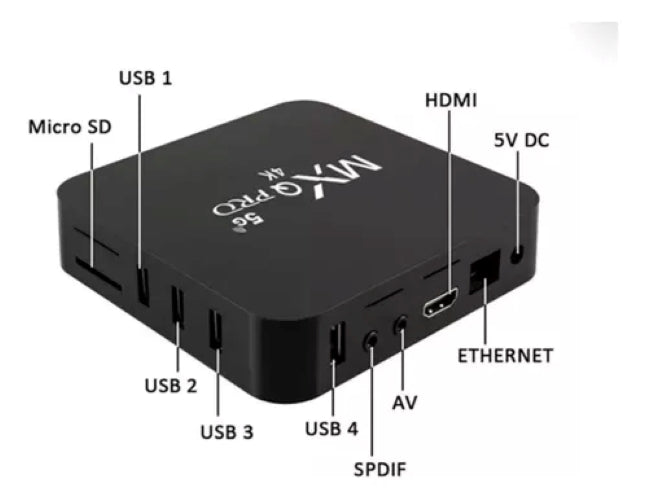 Decodificador Tv Box 4k Pro Para TV